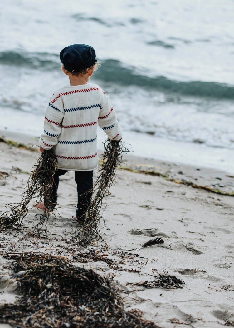 Secondary product image for "Käringö Knitted Sweater Kids Off-white"