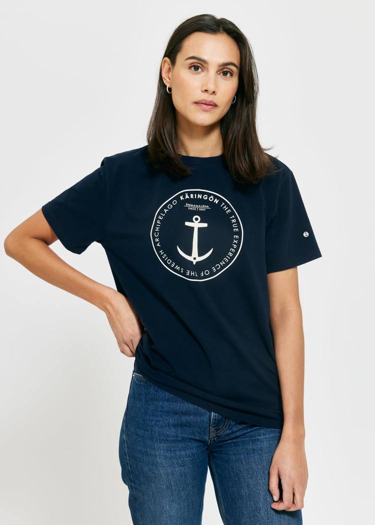 Secondary product image for "T-shirt Käringön Marinblå"