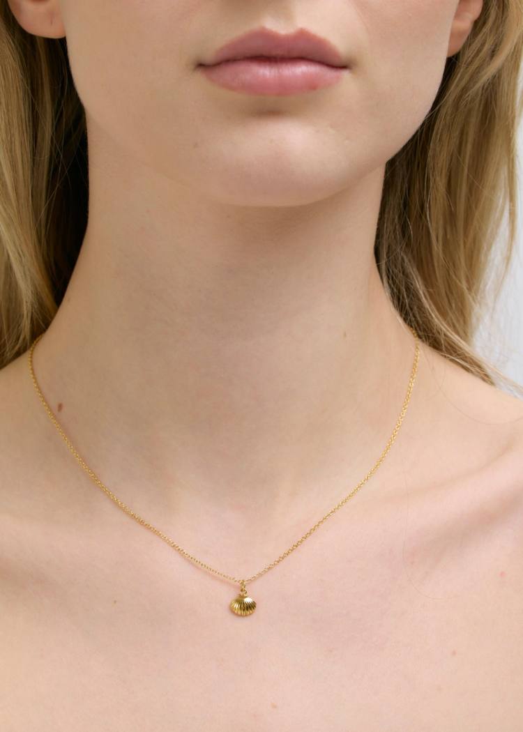 Secondary product image for "Necklace Shell Gold"