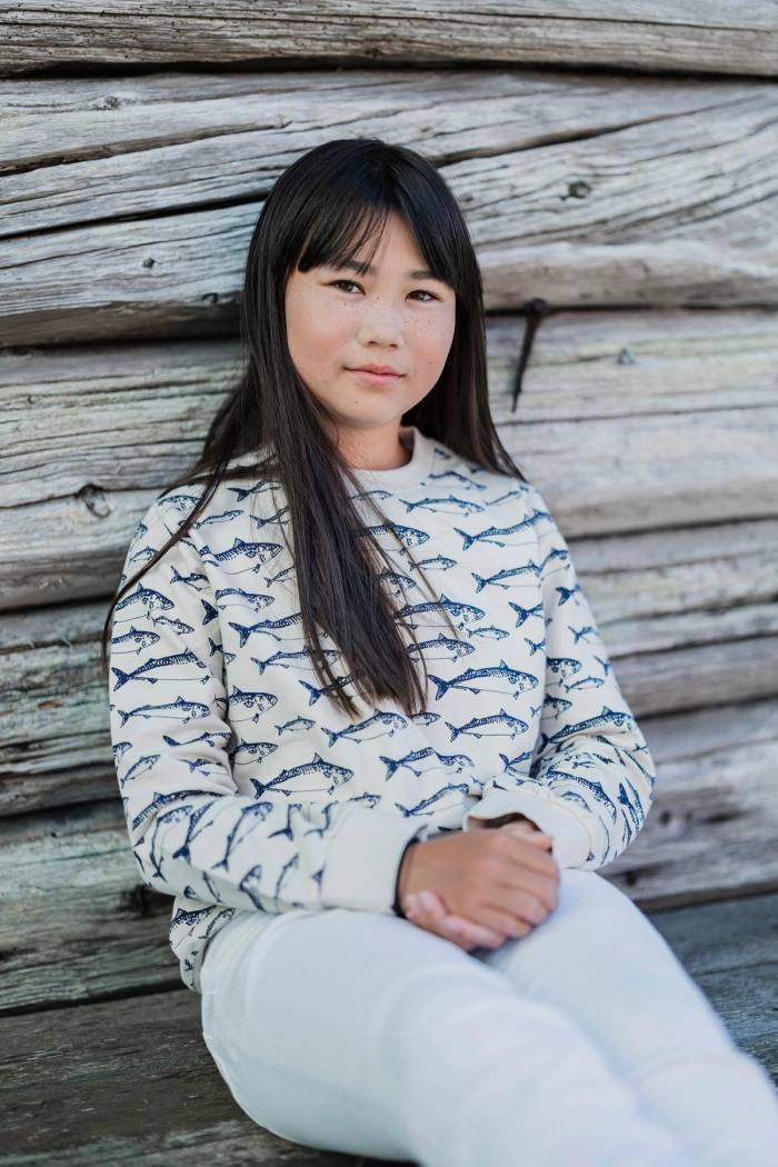 Secondary product image for "Sweater Kids Mackerel Vintage"
