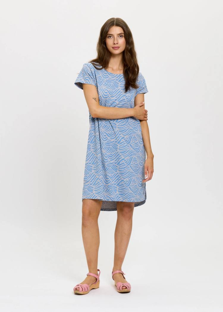 Secondary product image for "Dolly Klänning Windy Wave Grå/Blå"