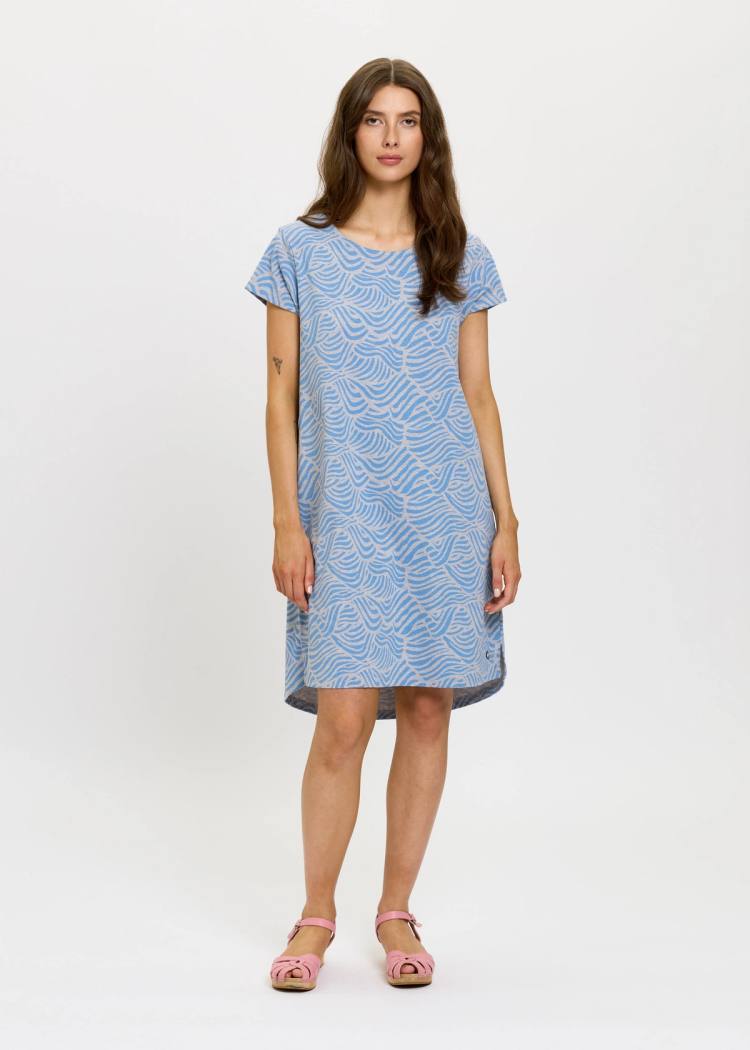 Secondary product image for "Dolly Klänning Windy Wave Grå/Blå"