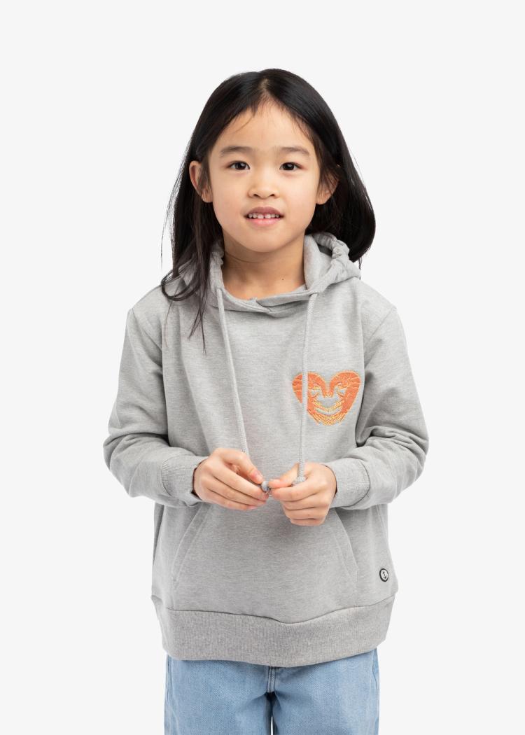 Secondary product image for "Joo Hood Kids Grey Melange"