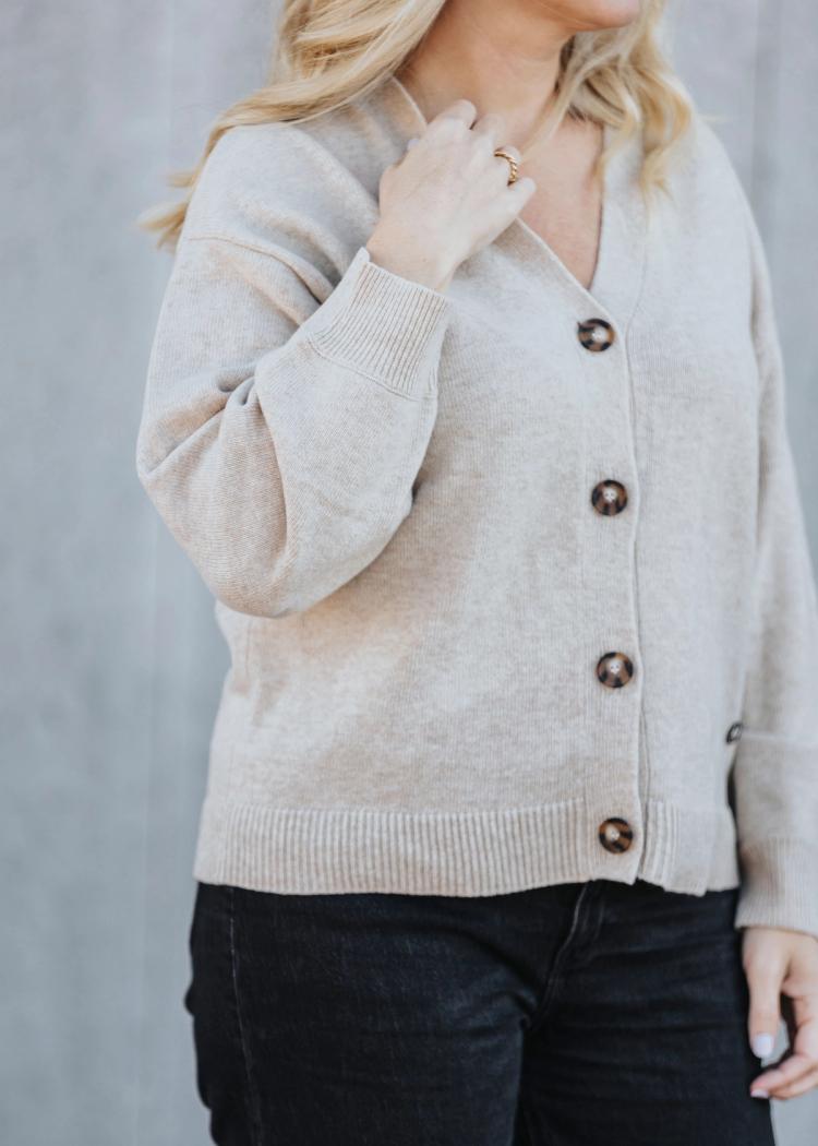 Secondary product image for "Signe Cardigan Swansdown"