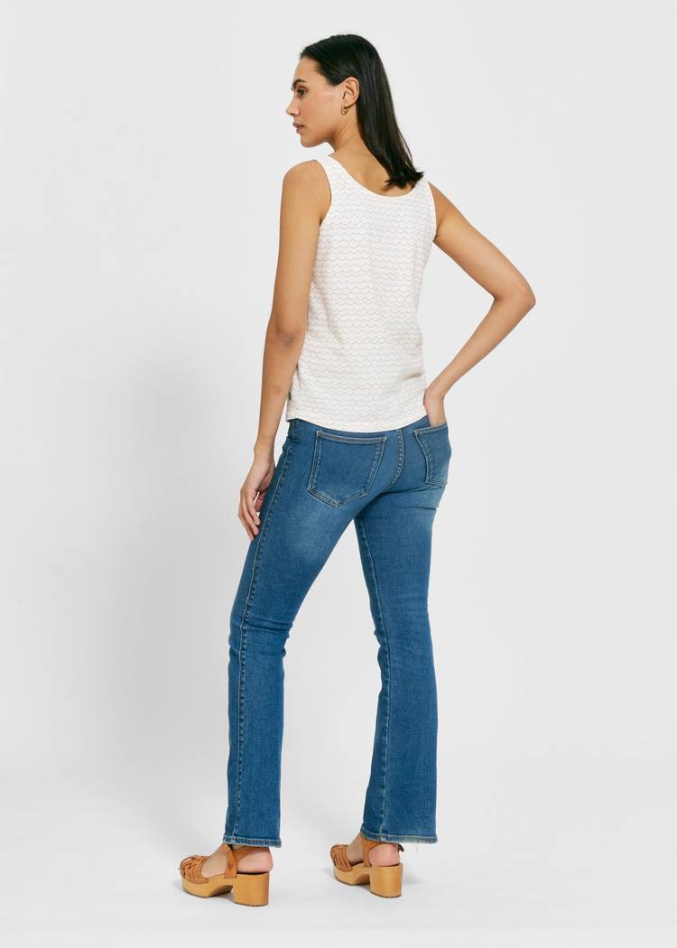 Secondary product image for "Melina Top Wave Off-white
"
