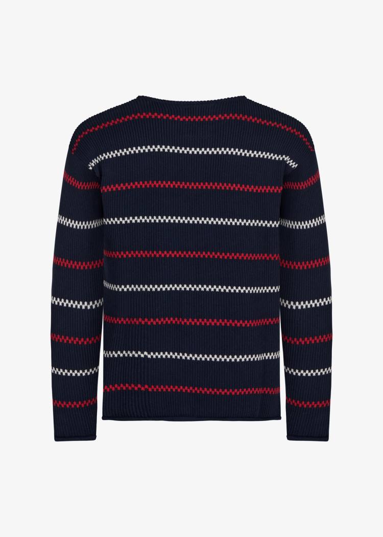 Secondary product image for "Käringötröja Stickad Marinblå"