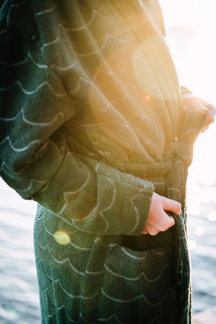 Secondary product image for "Bathrobe Wave Green"