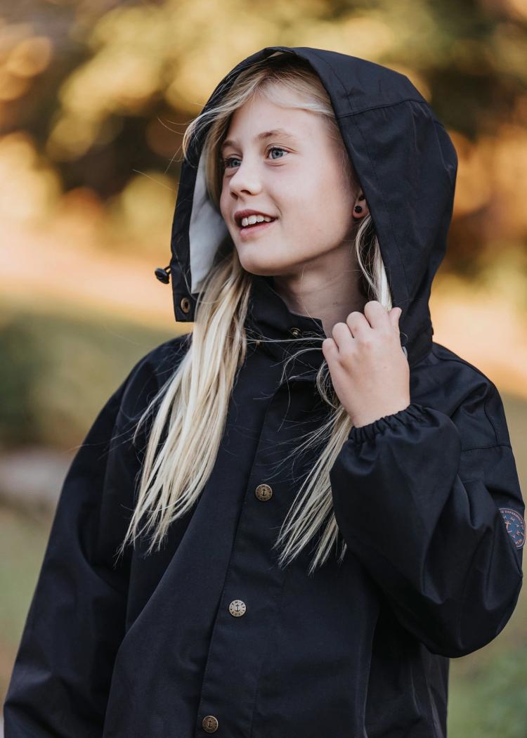 Secondary product image for "GBG Rain Poncho Black Kids"