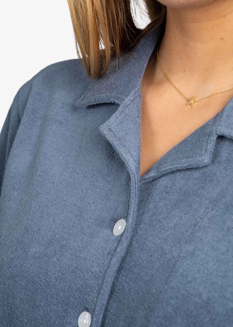 Secondary product image for "Tirri Terry Blouse Petrol"