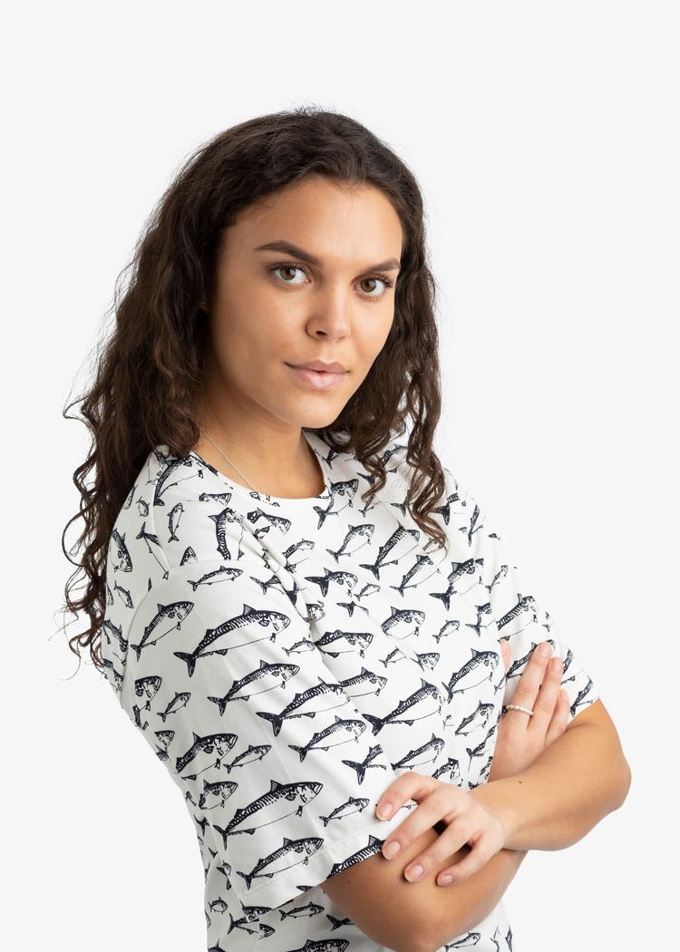 Secondary product image for "Tuva T-shirt Mackerel"
