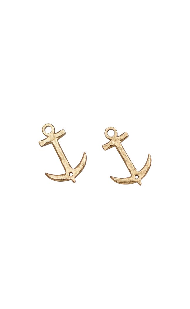 Secondary product image for "Örhänge Ankare Guld"