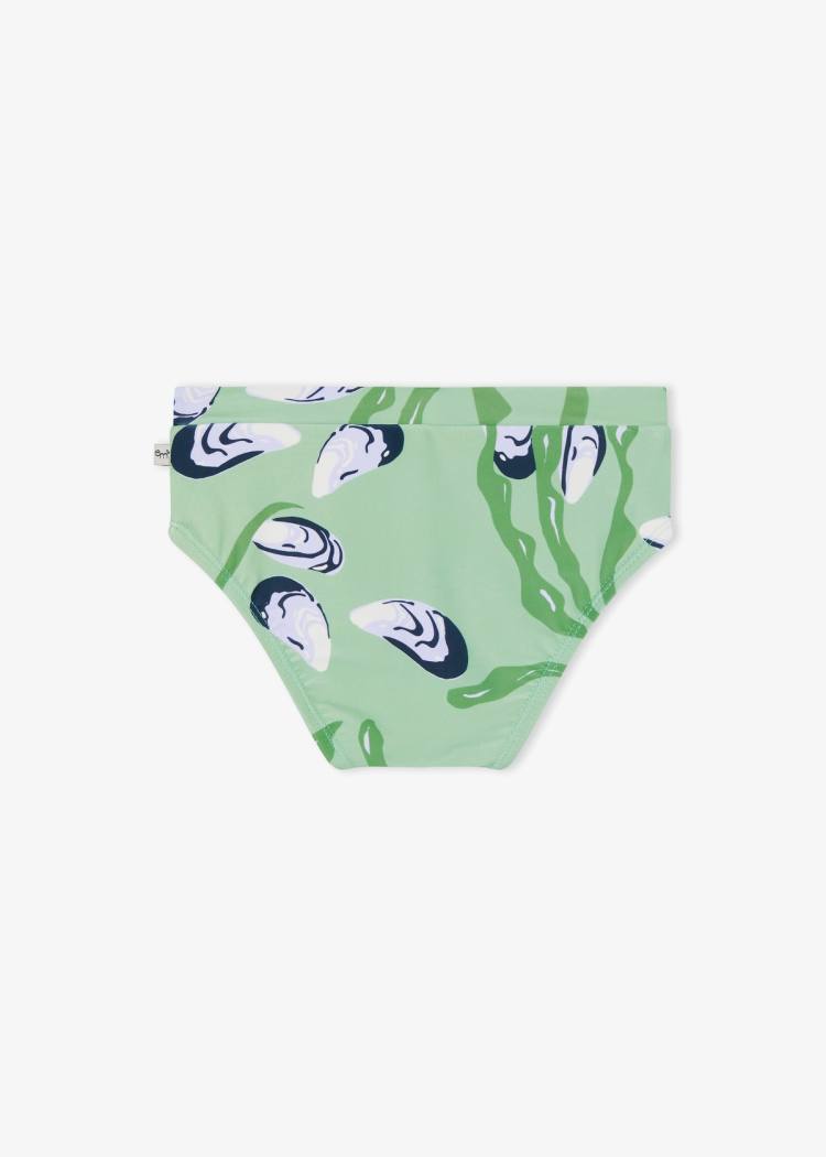 Secondary product image for "Waffle Bikini Kids Blue Mussel Green"