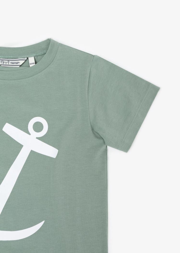 Secondary product image for "T-shirt Anchor Green"