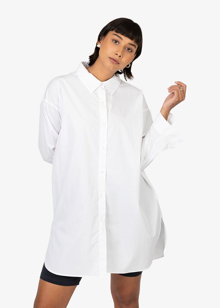 Secondary product image for "Frida Shirt Poplin White"