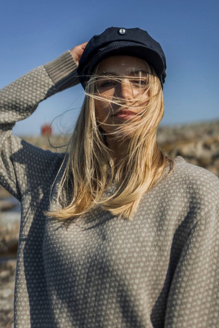 Secondary product image for "Olga Knit Sweater grey Cotton"