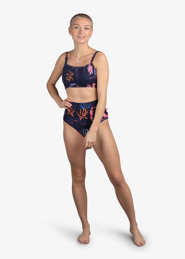 Secondary product image for "Ilse Waffle Bikini Topp Tång Multi"