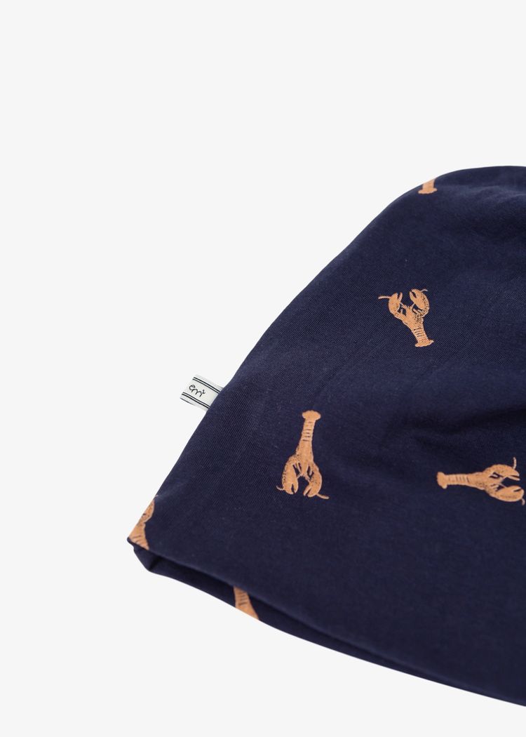Secondary product image for "Beanie Lobster Navy"