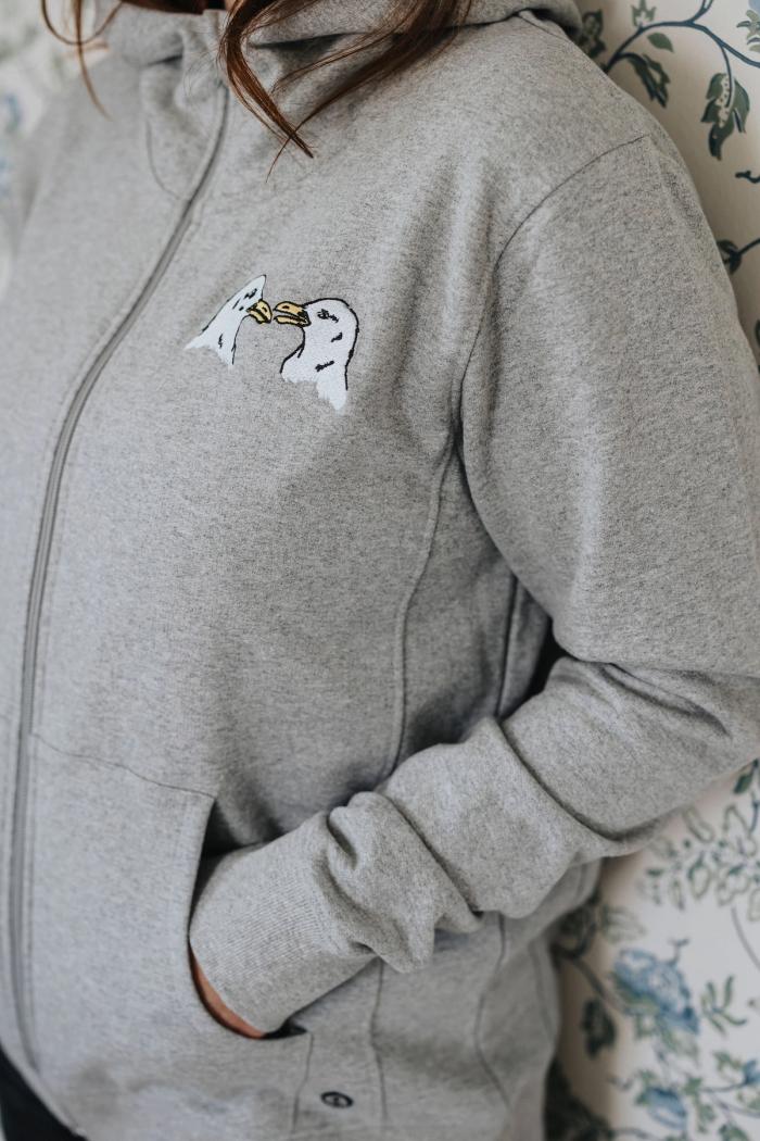 Secondary product image for "Hood Måsar Gråmelerad"