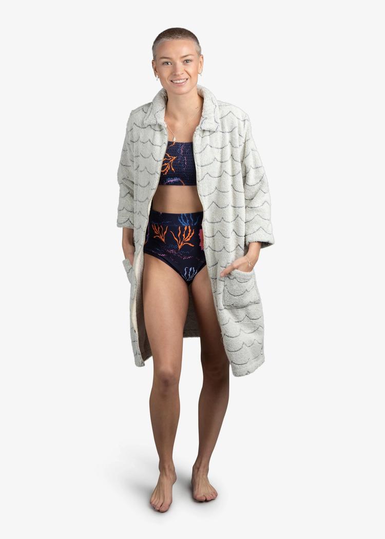 Secondary product image for "Ilse Waffle Bikini Topp Tång Multi"