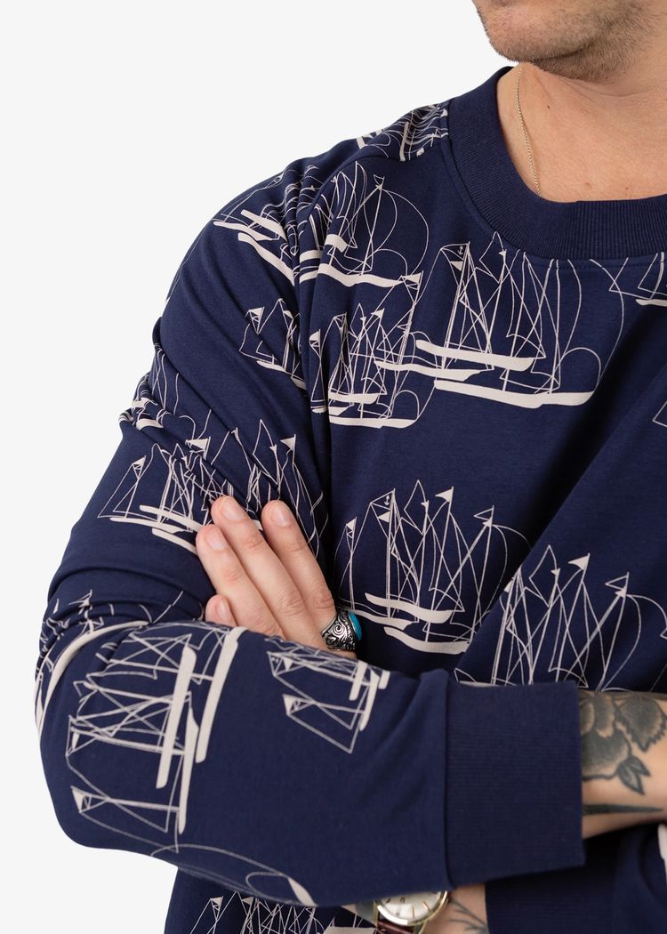 Secondary product image for "Sweater Linjespel "