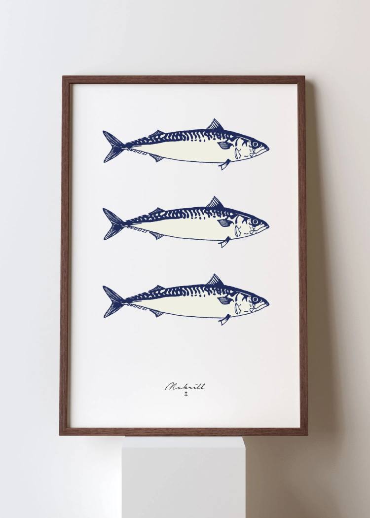 Secondary product image for "Poster Makrill"