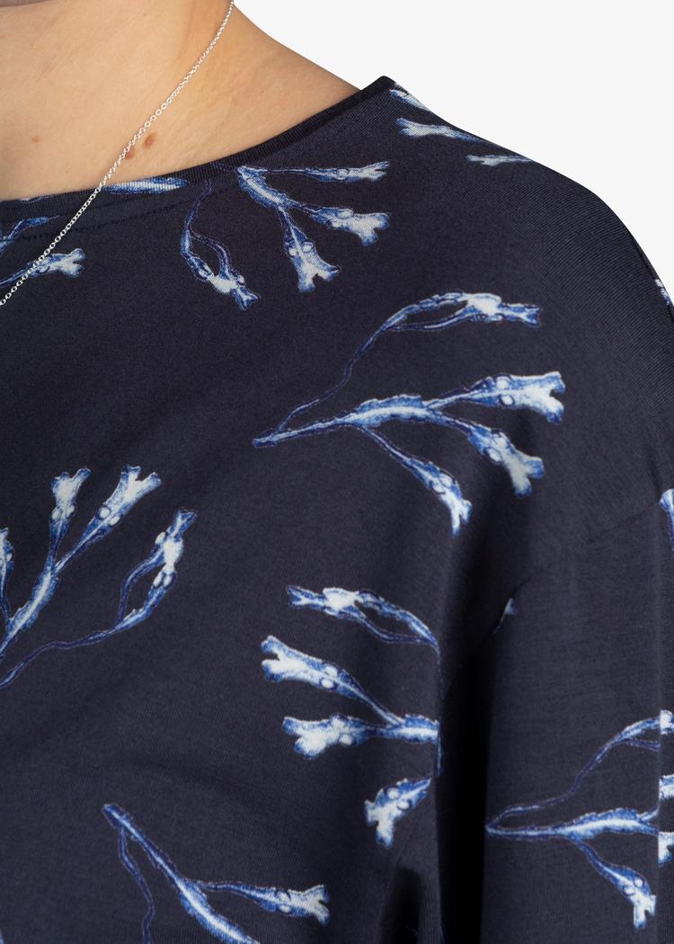 Secondary product image for "Tuva T-shirt Tång Marinblå"