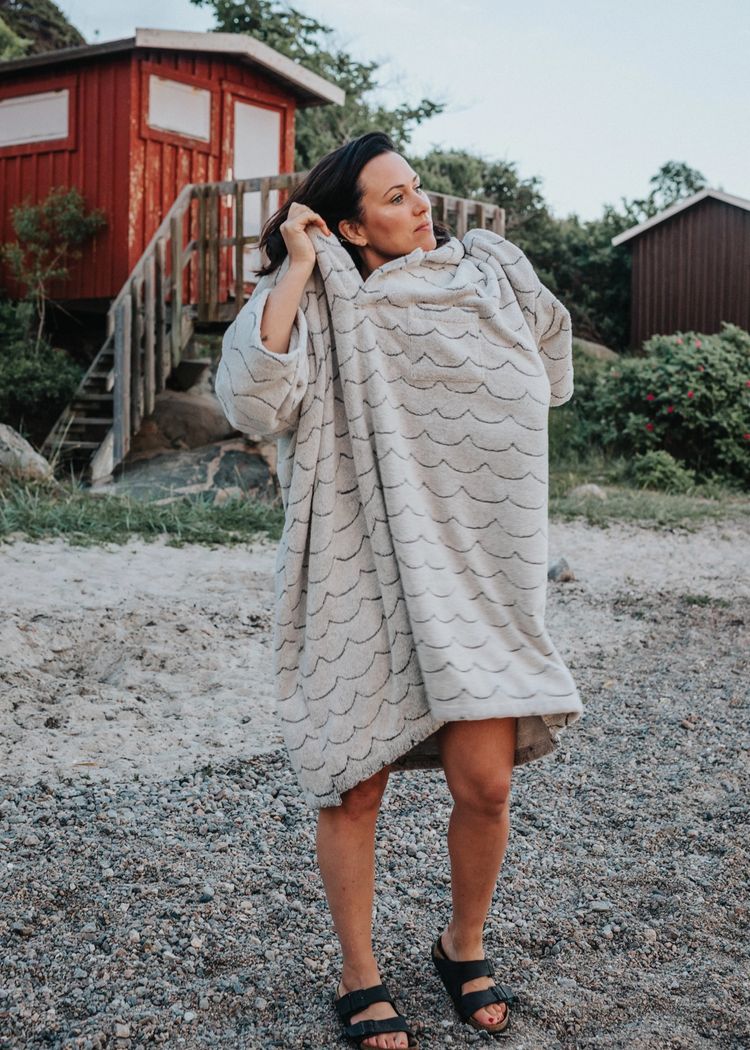 Secondary product image for "Frottéponcho Vågen"