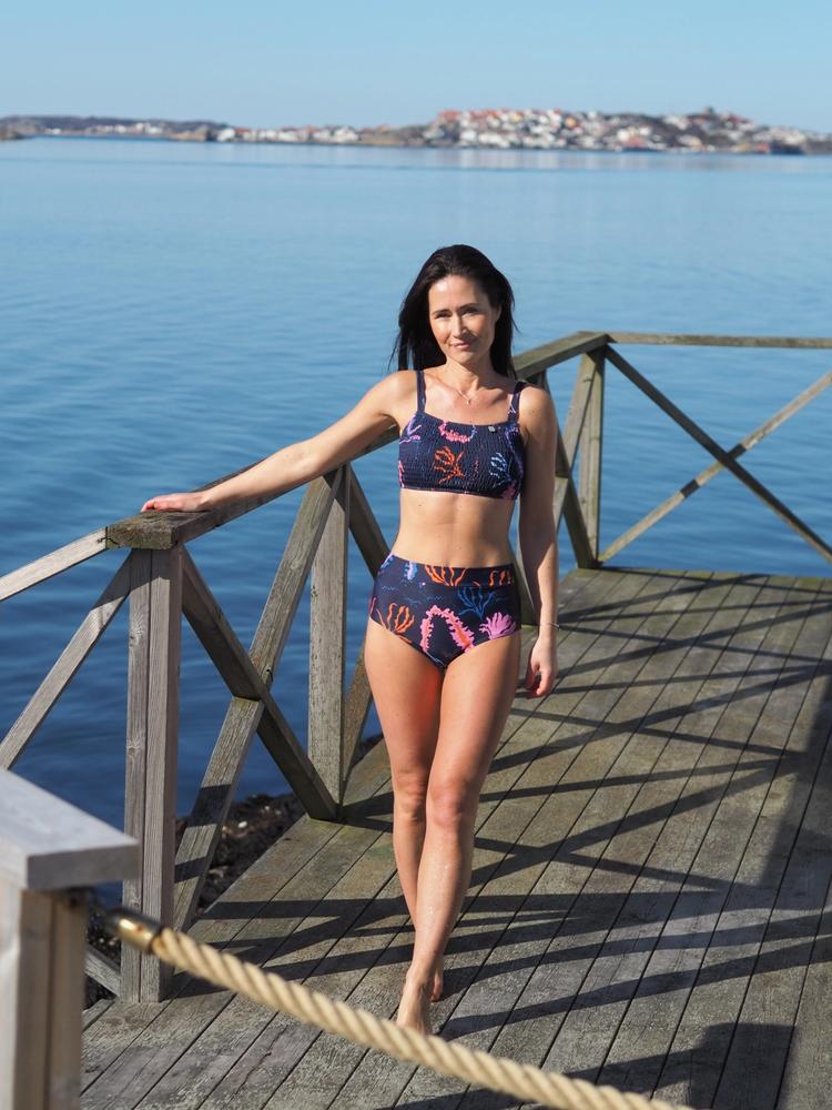 Secondary product image for "Ilse Waffle Bikini Trosa Tång Multi"