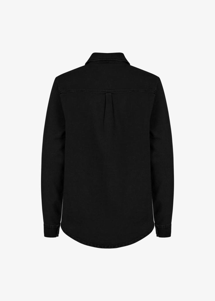 Secondary product image for "Overshirt Women Washed Black"