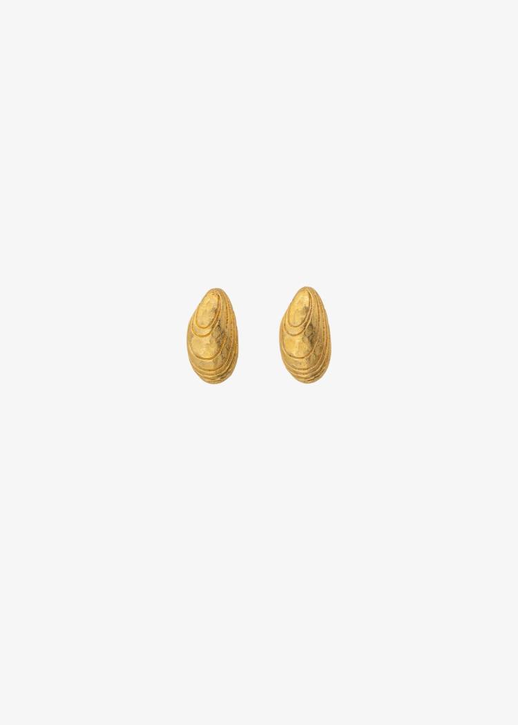 Secondary product image for "Örhänge Blåmussla Guld"