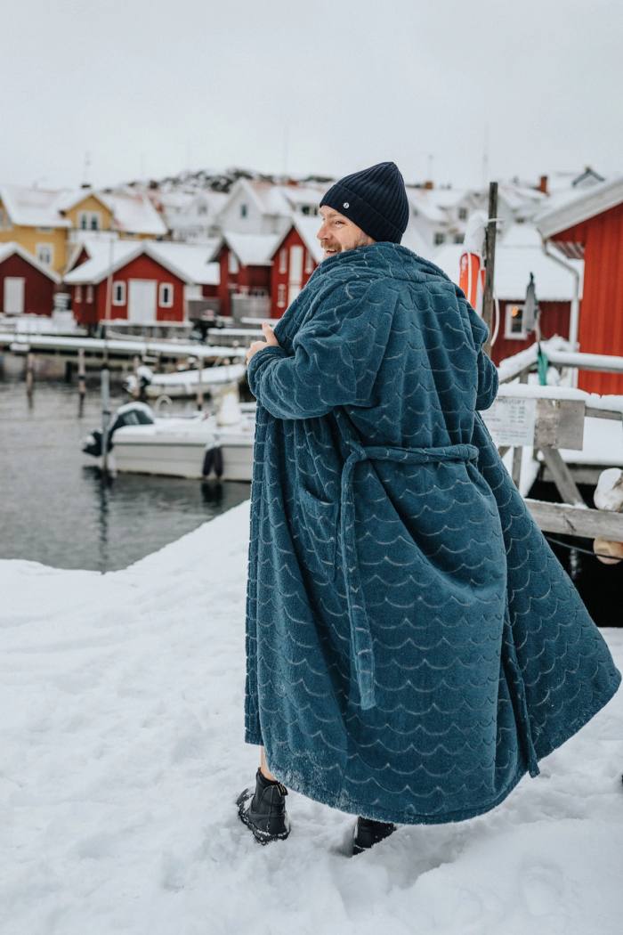 Secondary product image for "Bathrobe Wave Petrol Men"