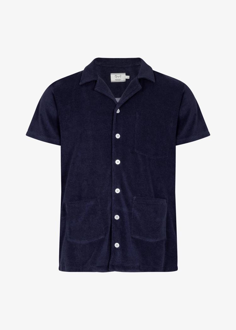 Secondary product image for "Terry Shirt Navy Blue"