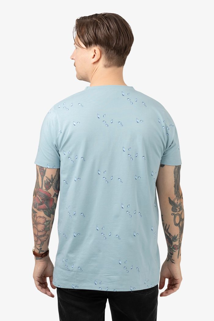 Secondary product image for "T-shirt Mini Snäcka Granitblå"