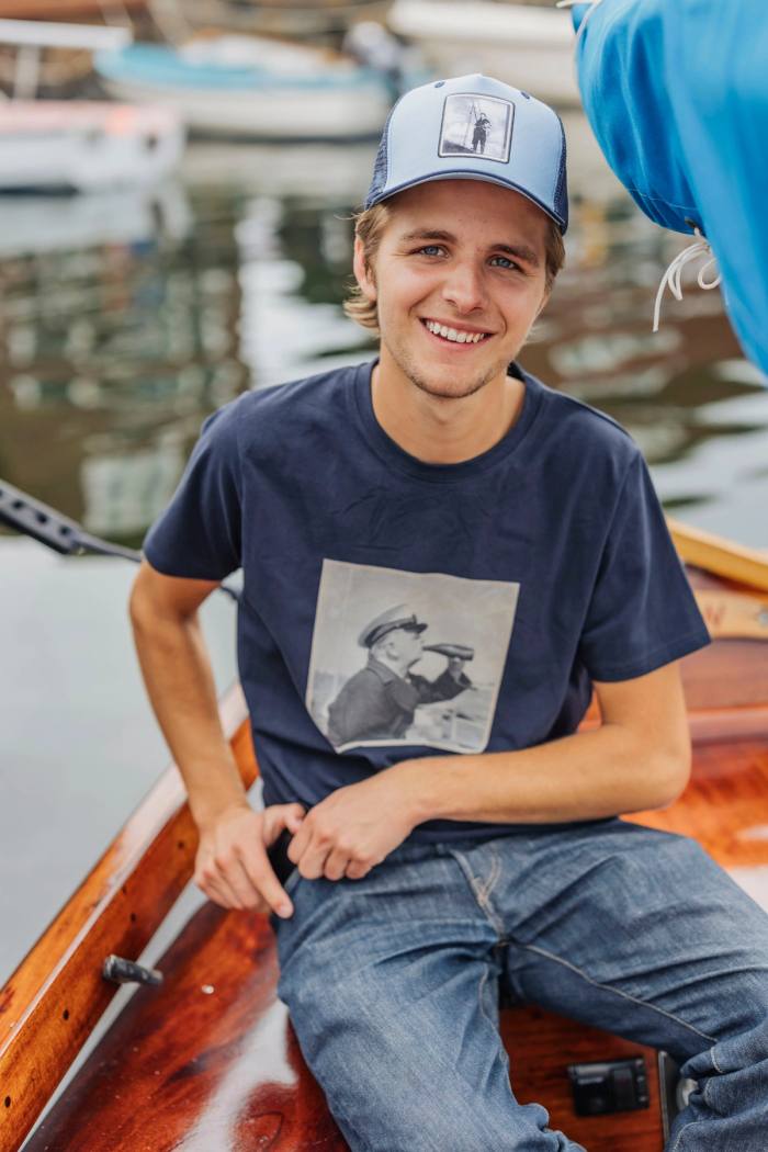 Secondary product image for "T-shirt Evert Skål Navy"