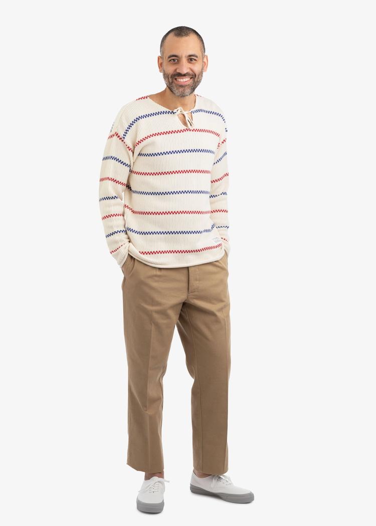 Secondary product image for "Käringö Knitted Sweater Off-white"