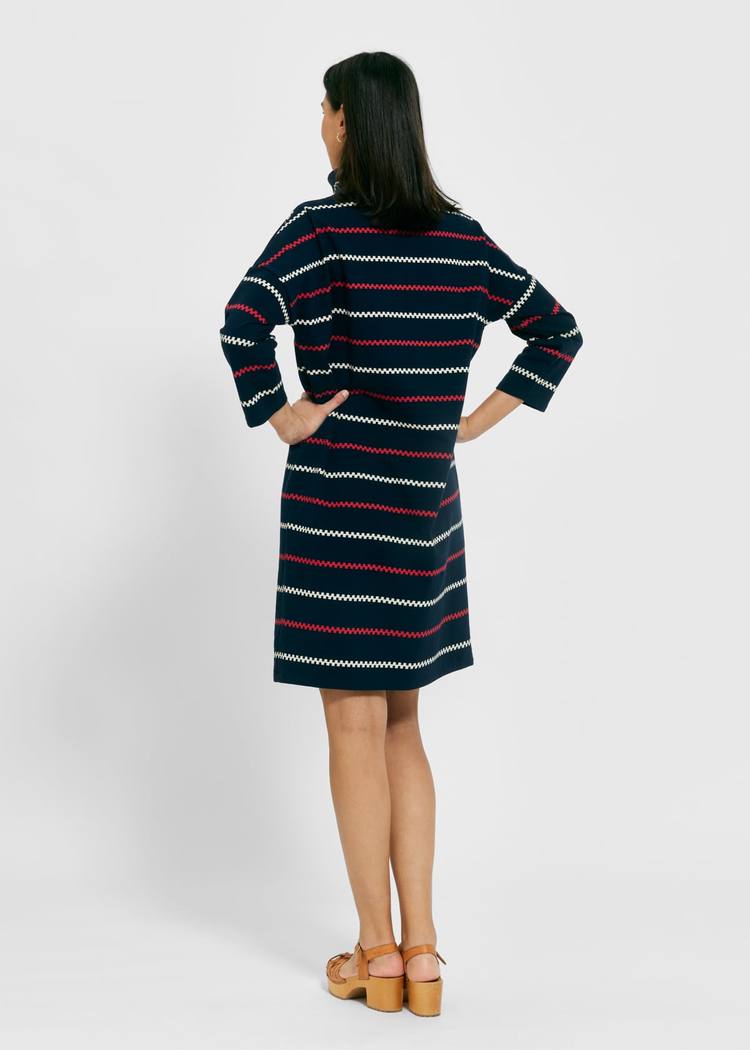 Secondary product image for "Pisa Klänning Käringön Rand Marinblå"