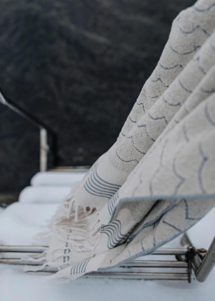 Secondary product image for "Beach Towel Wave Ecru"
