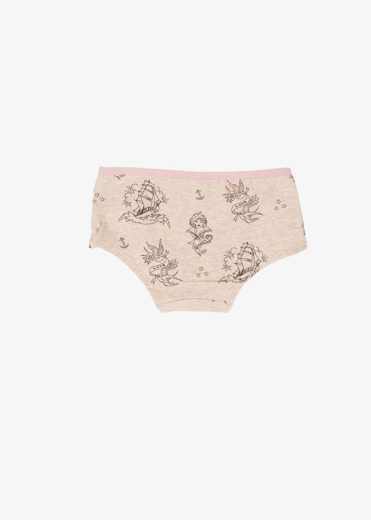 Secondary product image for "Hipster Kids Tattoo Brown"