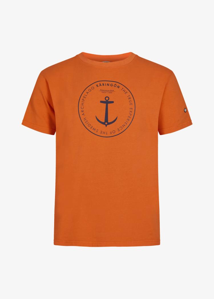 Secondary product image for "T-shirt Käringön Tvättad Orange"