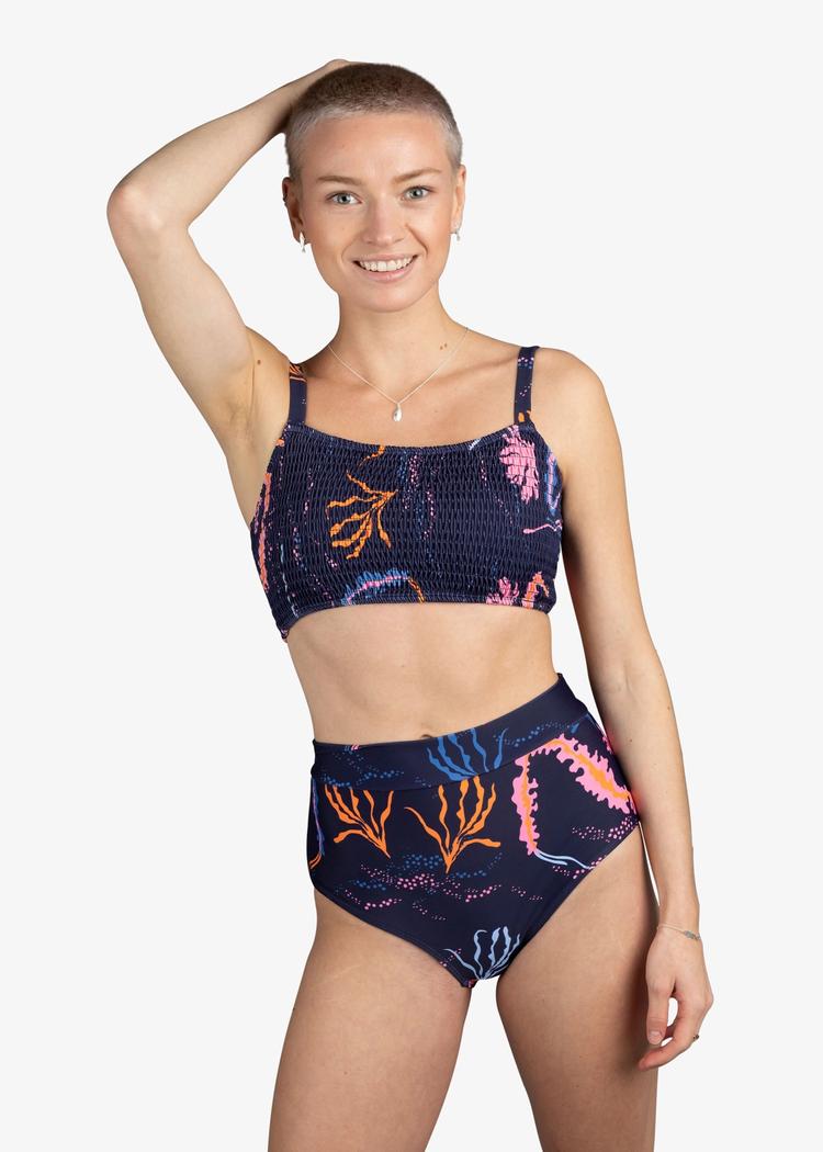 Secondary product image for "Ilse Waffle Bikini Topp Tång Multi"