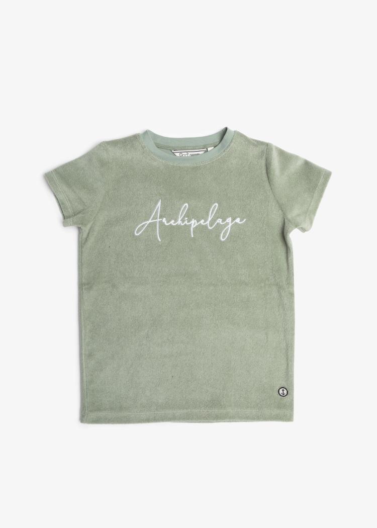 Secondary product image for "T-shirt Frotté Skärgård Grön"