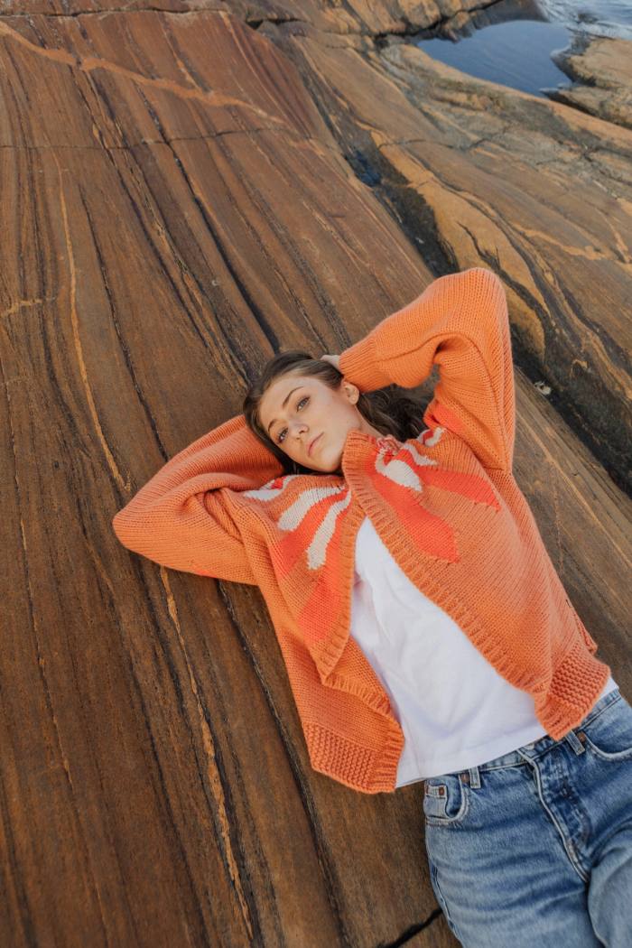 Secondary product image for "Bohus Cardigan Peach"