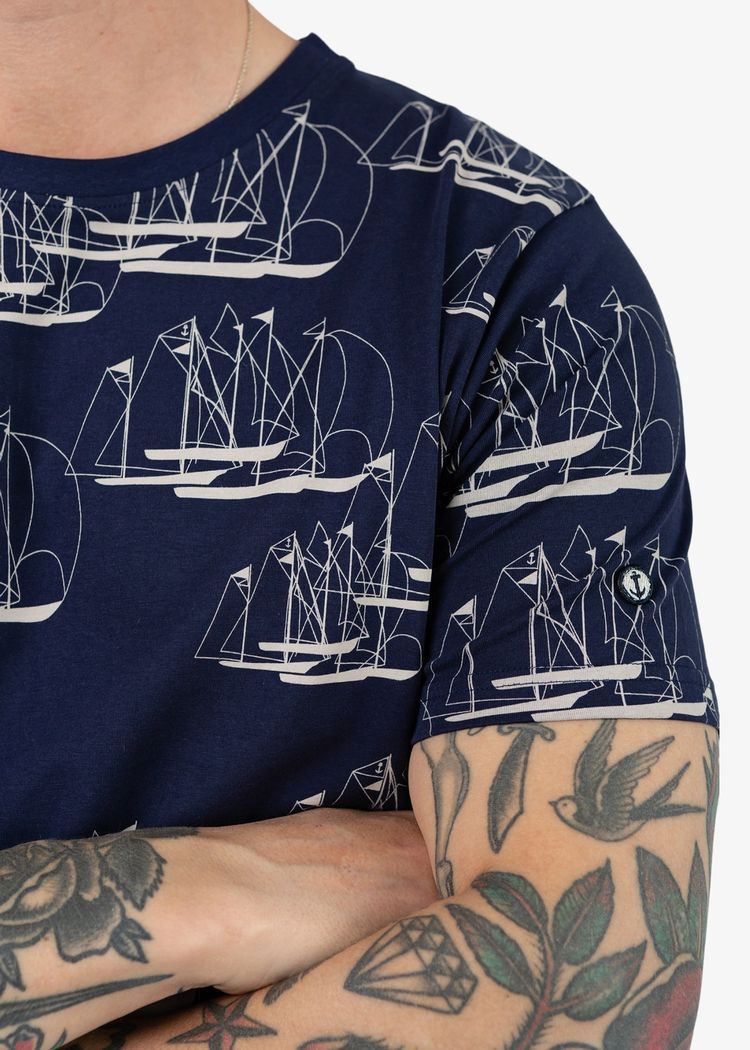 Secondary product image for "T-shirt Linjespel"