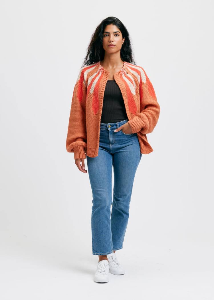 Secondary product image for "Bohus Cardigan Peach"