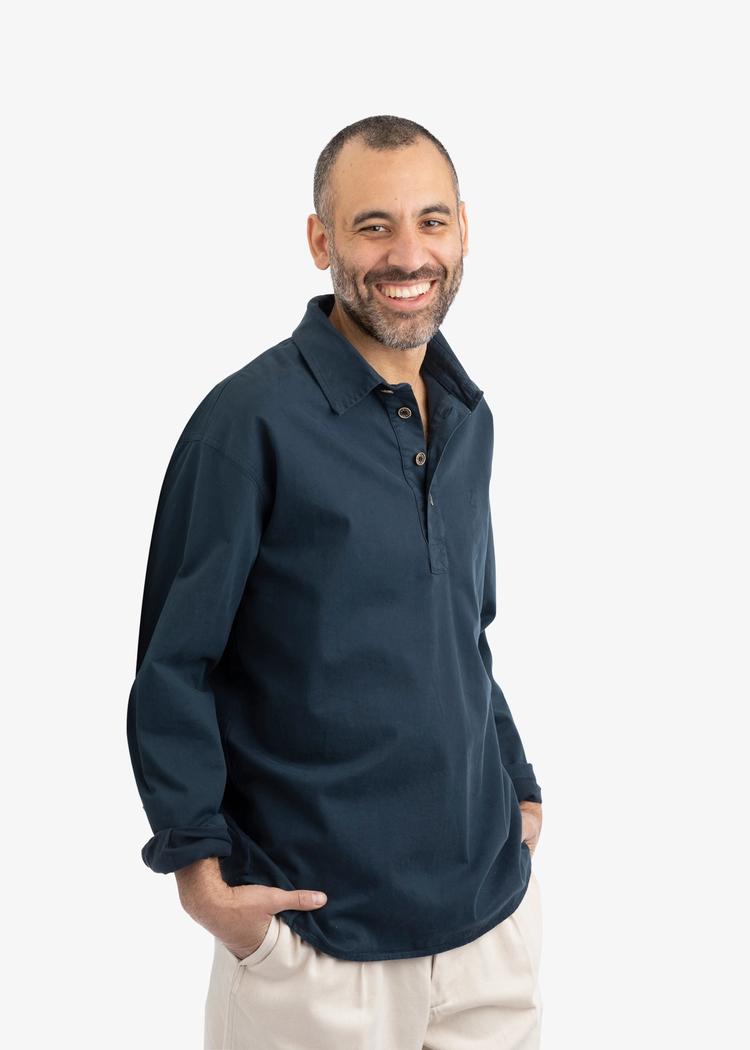 Secondary product image for "Fishermen's Shirt Navy"