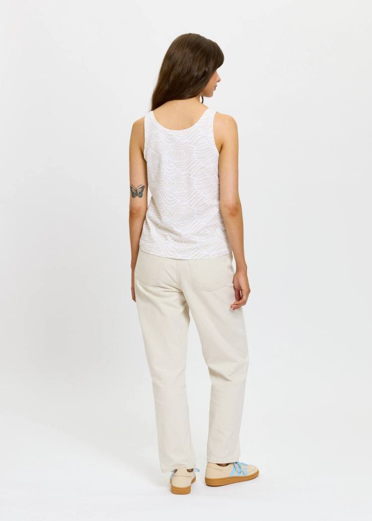 Secondary product image for "Melina Linne Windy Wave Vit/Beige"