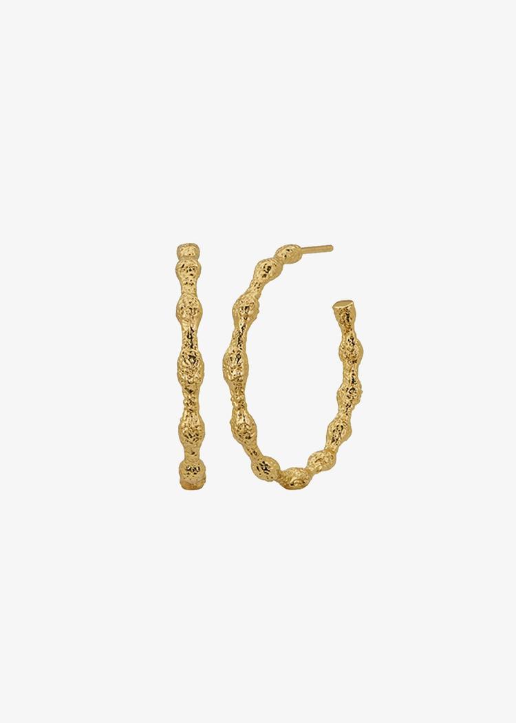 Secondary product image for "Tongs Earring 30 mm Gold"