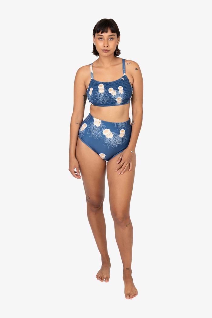 Secondary product image for "Ilse Waffle Bikini Top Jellyfish"