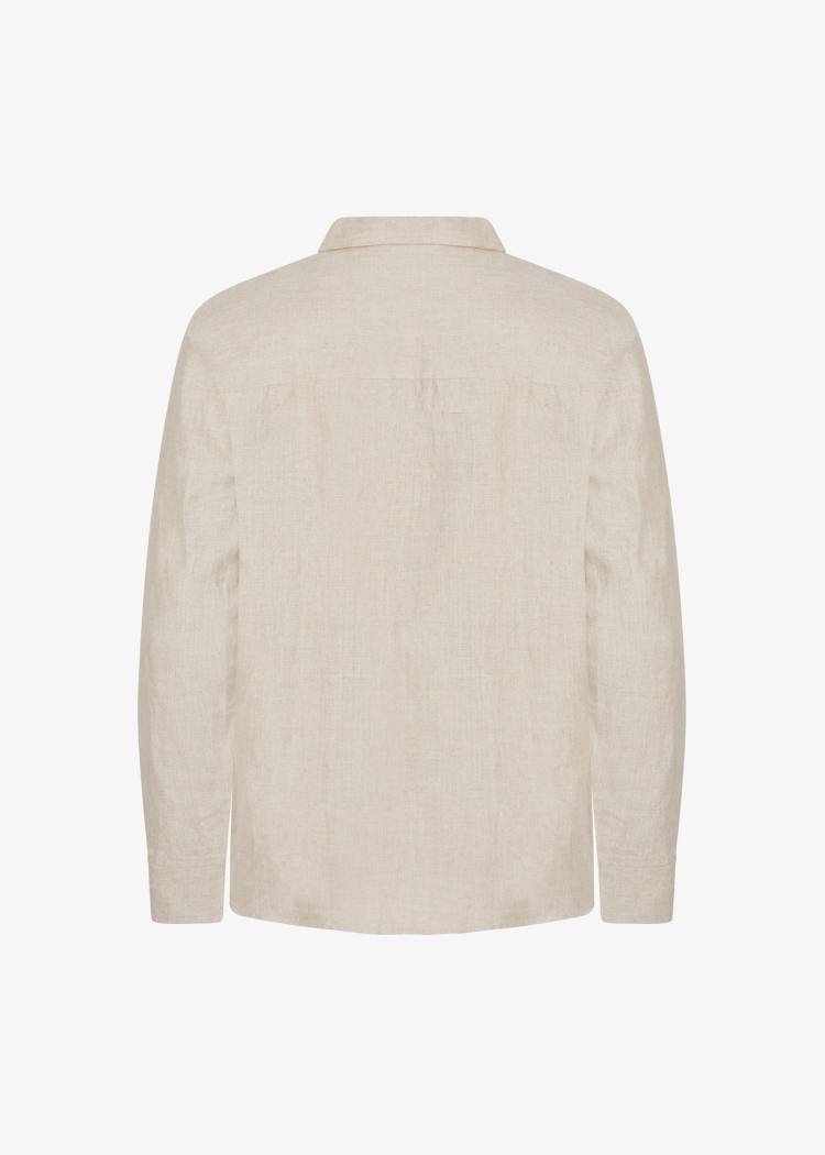 Secondary product image for "Three Pocket Overshirt Linne Sand"