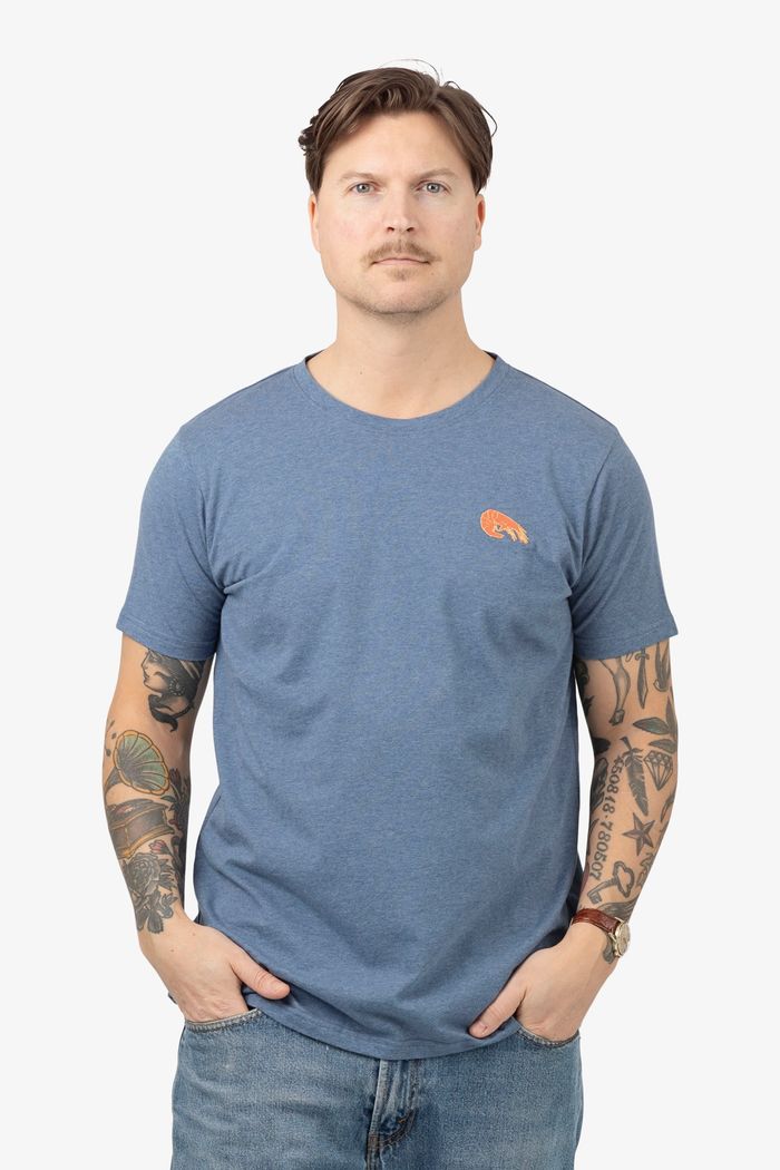 Secondary product image for "T-shirt Räka Blå"